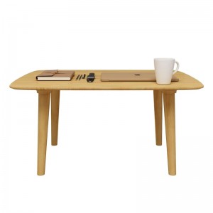 طاولة شاي قهوة 31 بوصة من الخيزران لغرفة المعيشة غرفة الجلوس